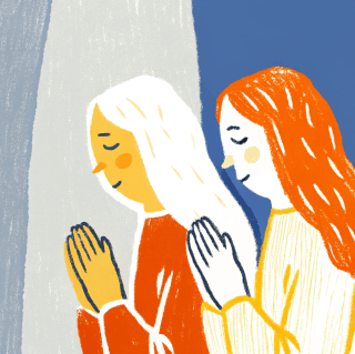 praying